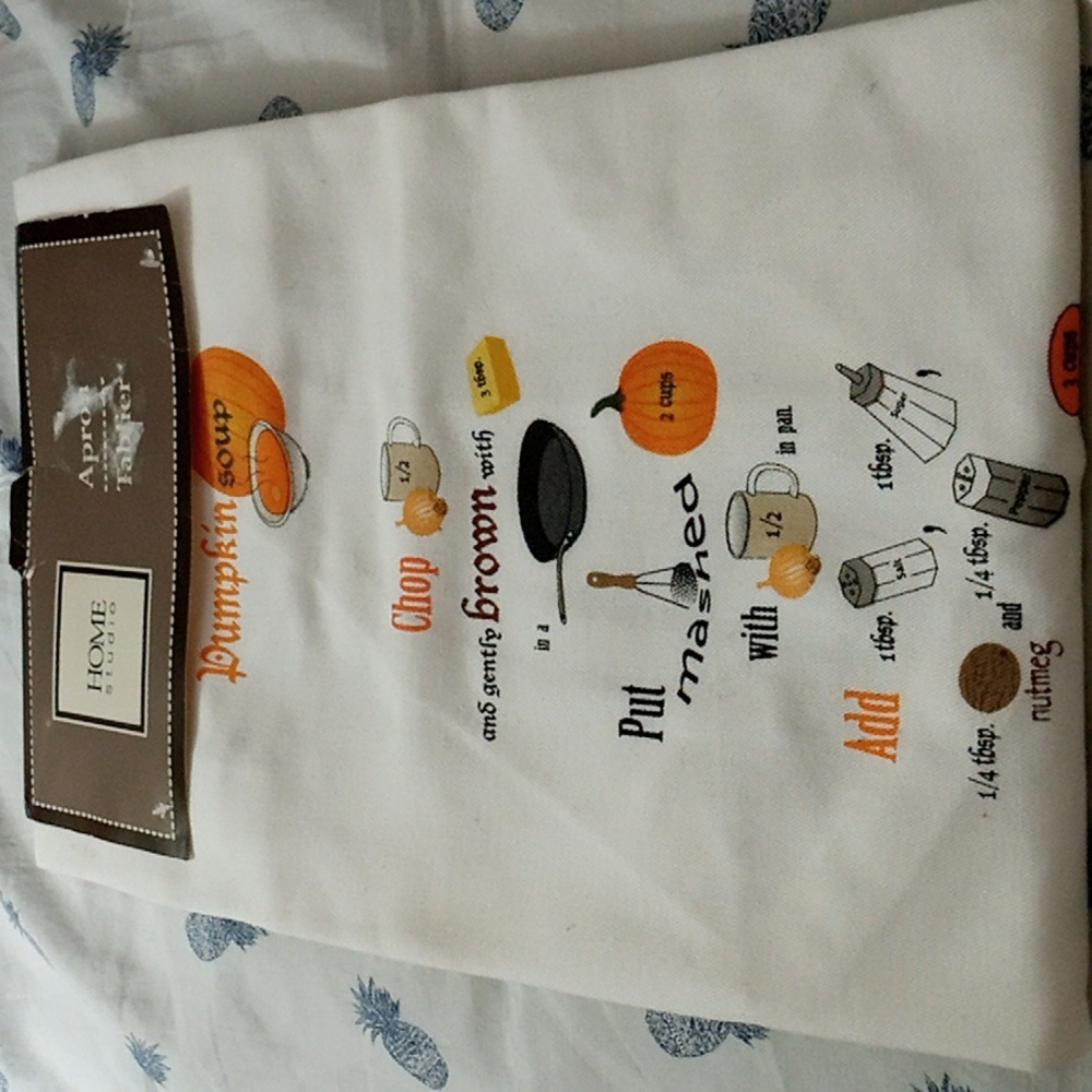 Home Studio Pumpkin Soup Recipe Apron